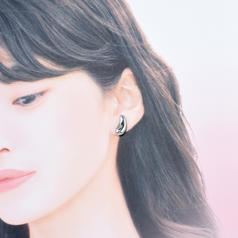 新品同様 ティファニー エルサペレッティ ティアドロップ イヤリング スターリングシルバー 925 両耳用 TIFFANY&CO._画像5