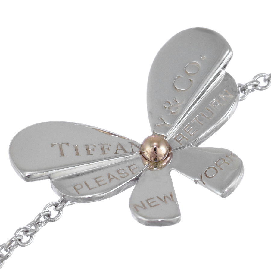 ティファニー リターントゥ ラブ バグズ バタフライ ブレスレット シルバー925 K18ピンクゴールド TIFFANY&CO.