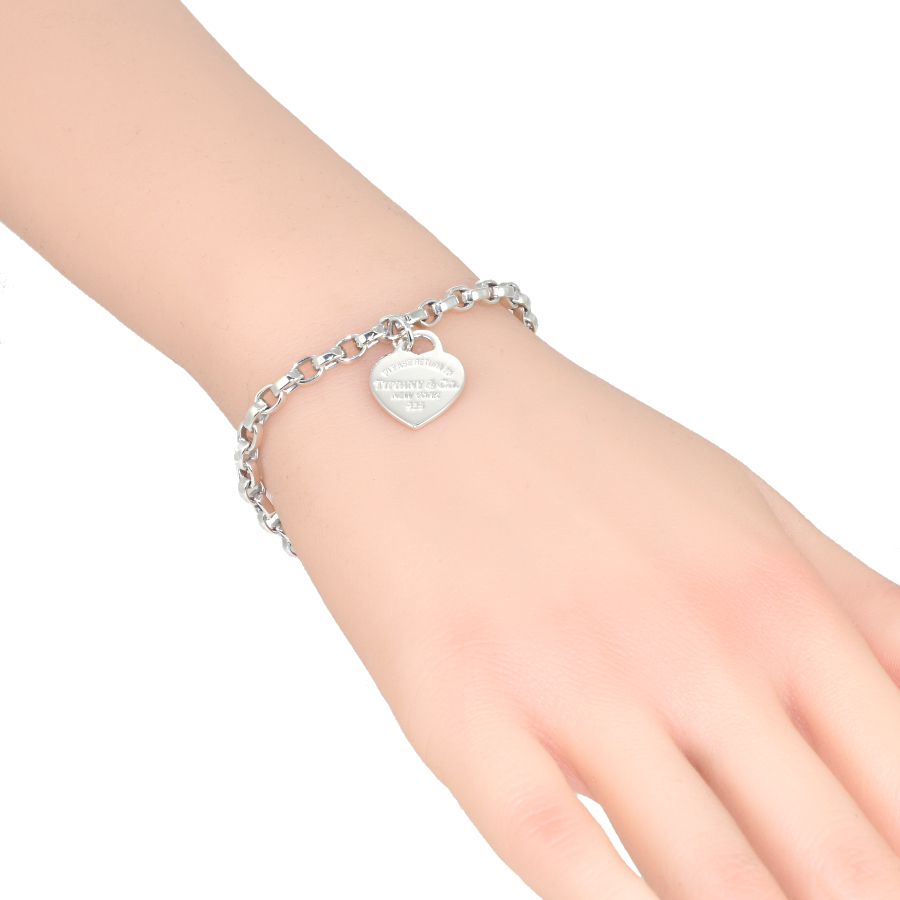 新品同様 ティファニー リターントゥ ハート タグ ブレスレット スターリングシルバー 925 TIFFANY&CO.
