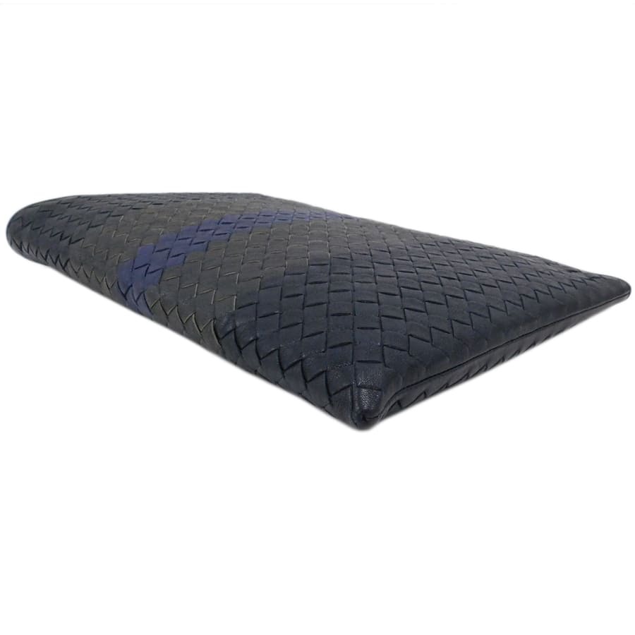 新品同様 ボッテガヴェネタ セカンドバッグ 357545 マルチカラー系 レザー イントレチャート BOTTEGA VENETA