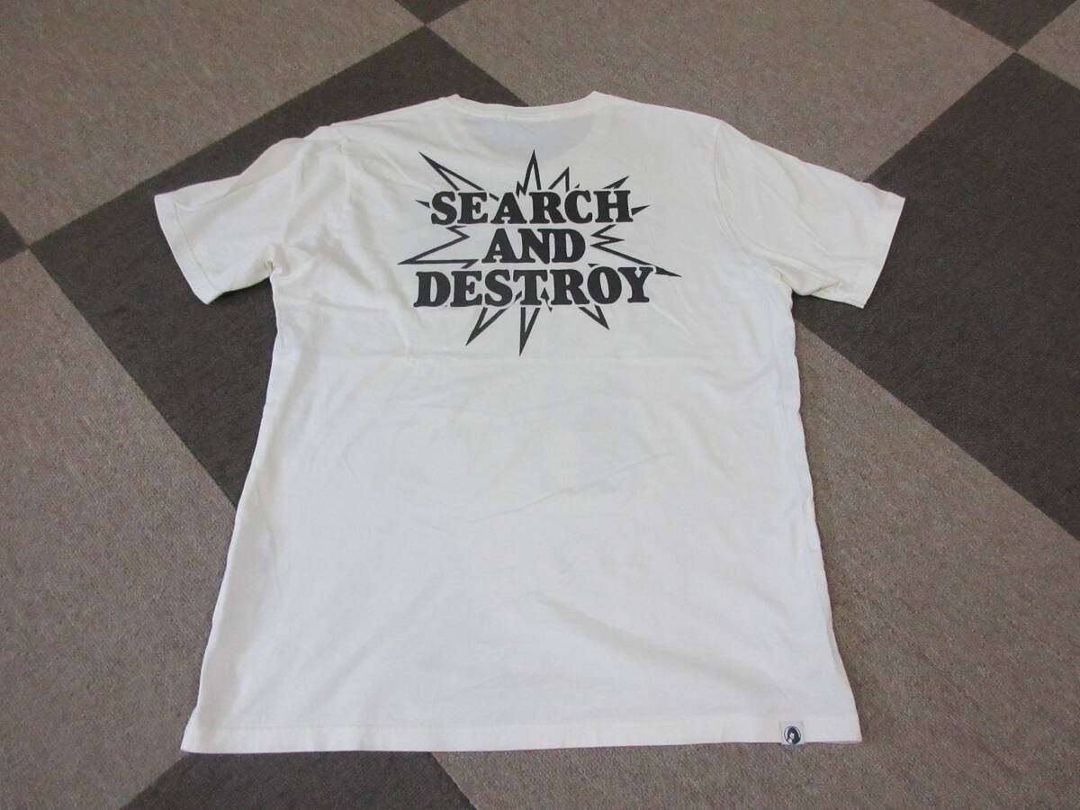 HYSTERIC GLAMOUR DEVILSNIGHT Tシャツ L SEARCH AND DESTROY ヒステリックグラマー 65-75 4CT-5963