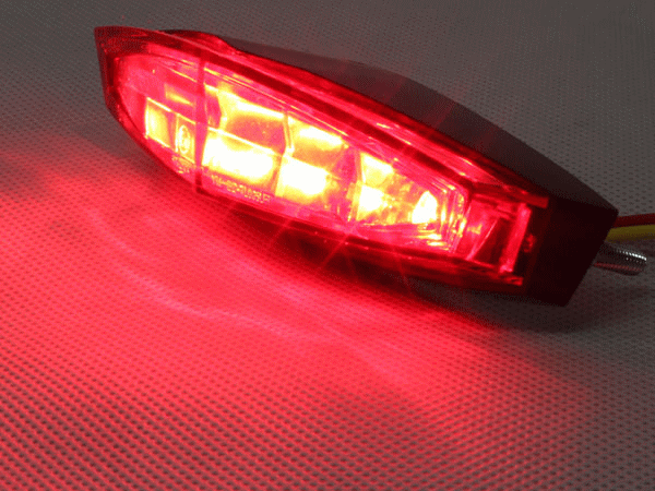 スリムエッジ LEDテールランプ クリア ハスクバーナ ヌーダ900 TR650テラ TR650ストラーダ TE630 SMS630 SM610 TE450 SM570R SM450R TE310