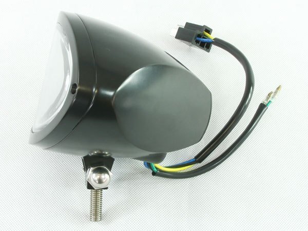 汎用 オーバルベーツライト ブラック エリミネーター バルカン FTR CL400 CB223S GB250クラブマン CB400SS BOLT SR400 TW225 ST250Eタイプ
