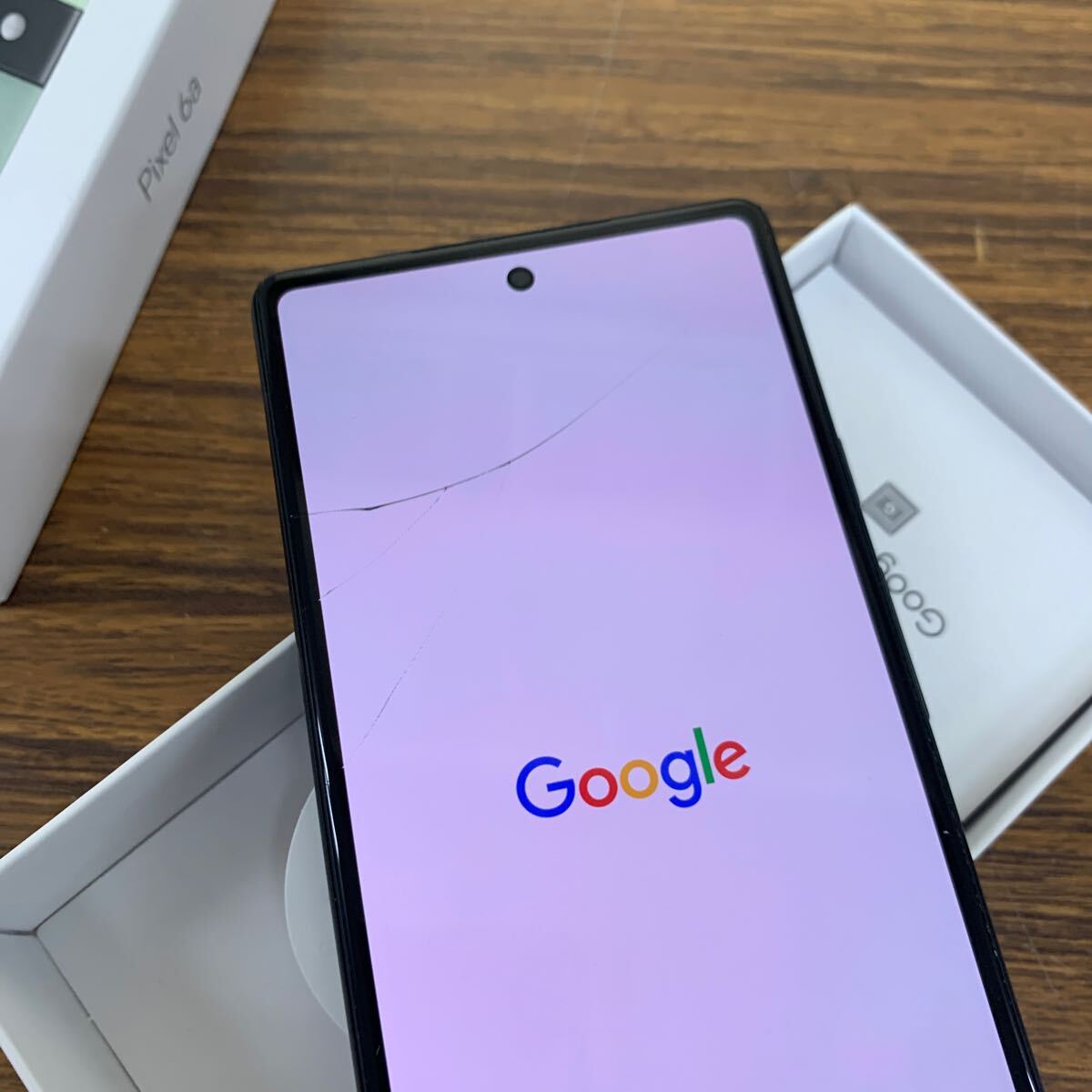 ジャンク品 Google Pixel 6a 128GB スマホ au 判定:◯(Android