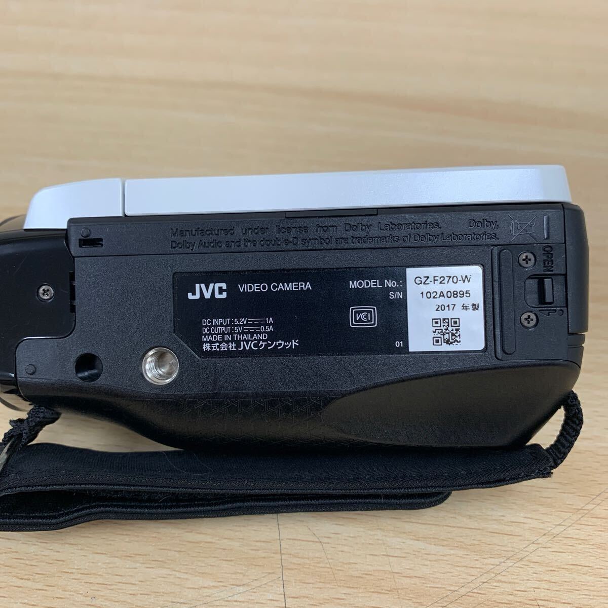美品 JVCケンウッド エブリオ Everio ハイビジョンメモリームービー GZ-F270-W ホワイト 2017年制 ビデオカメラ?デジタルカメラ