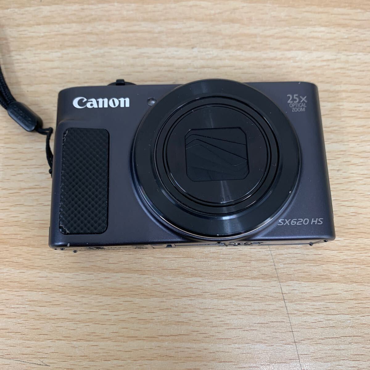 中古品 コンパクトデジタルカメラ キャノン Canon PowerShot SX620 HS ブラック バッテリー付き コンデジ?デジタルカメラ