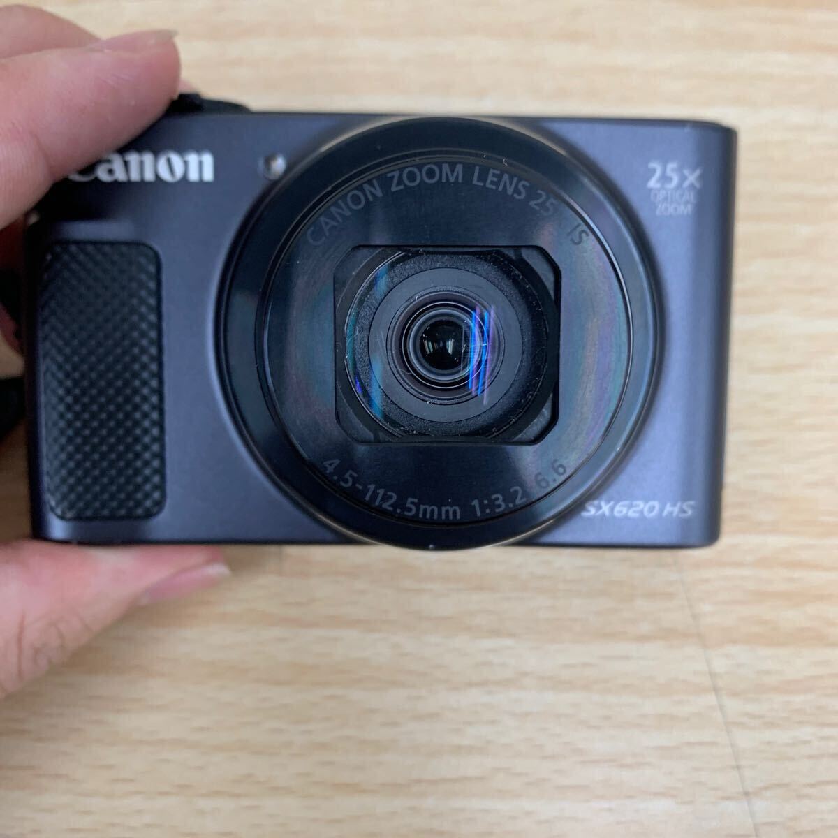 中古品 コンパクトデジタルカメラ キャノン Canon PowerShot SX620 HS ブラック バッテリー付き コンデジ?デジタルカメラ