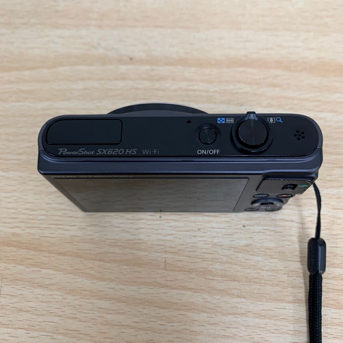 中古品 コンパクトデジタルカメラ キャノン Canon PowerShot SX620 HS ブラック バッテリー付き コンデジ?デジタルカメラ