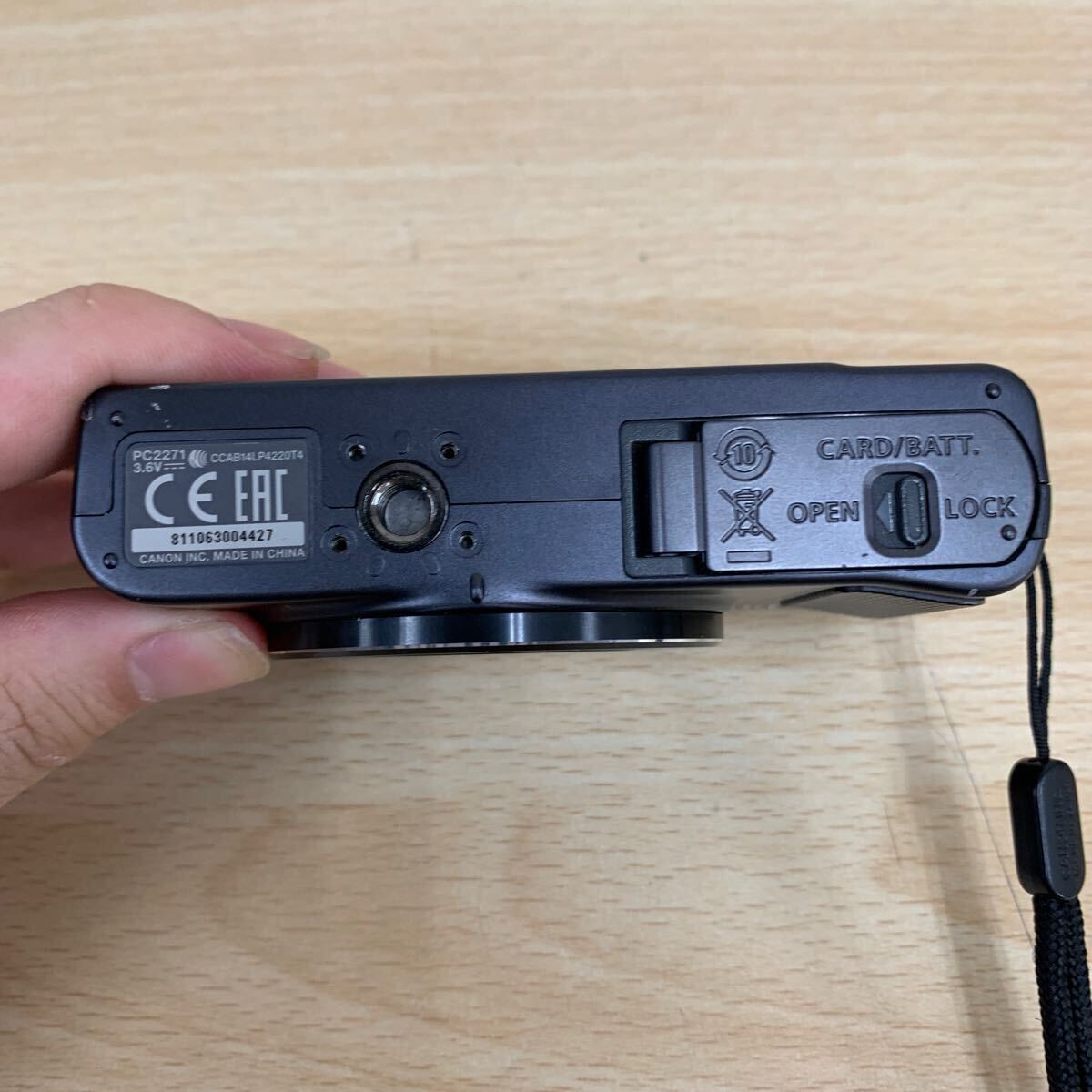 中古品 コンパクトデジタルカメラ キャノン Canon PowerShot SX620 HS ブラック バッテリー付き コンデジ?デジタルカメラ