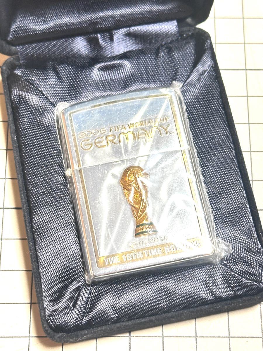 新品未開封FIFAワールドカップ 2006 ドイツ 記念品Zippoライター 未使用 限定 ZIPPO ジッポー 2006年 FIFA World Cup サッカー