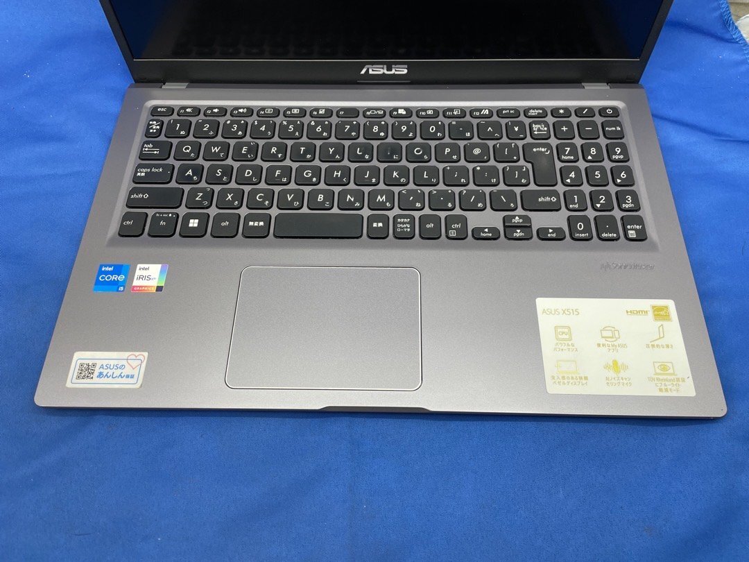 【ASUS】VivoBook_ASUSLaptop X515EA_F515EA Corei5-1135G7 メモリ8GB SSD512GB NVMe Windows11Home 15.6inch FHD 中古ノートPC