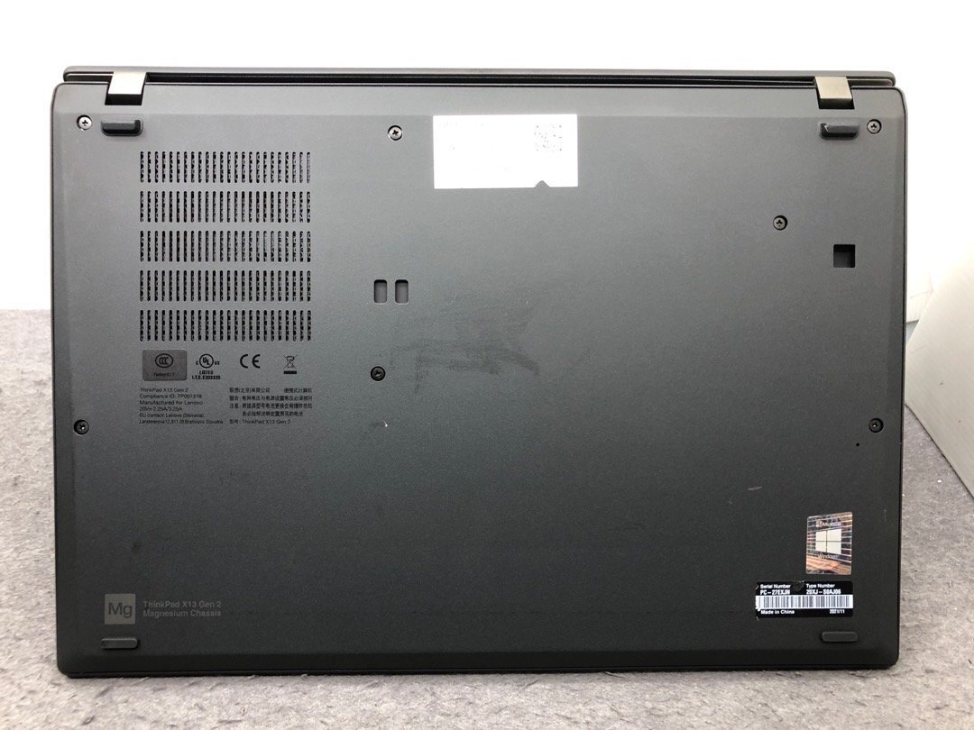 【Lenovo】ThinkPad X13 Gen2 20XJS0AJ06 Ryzen 5 PRO 5650U メモリ8GB SSD256GB NVMe Windows11Pro 13.3inch WUXGA 中古ノートPC