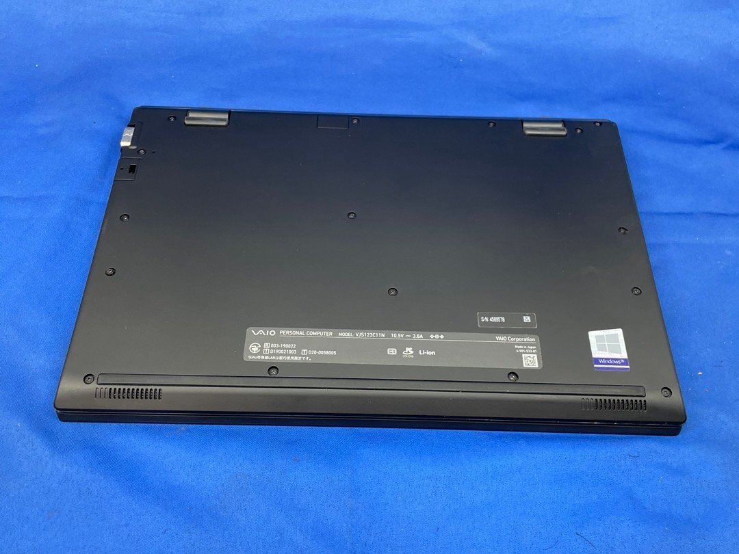 ジャンク【SONY】VAIO SX12 VJS123C11N Core i5-1035G1 メモリ8GB ストレージなし 12.5inch 中古ノートPC BIOS起動OK