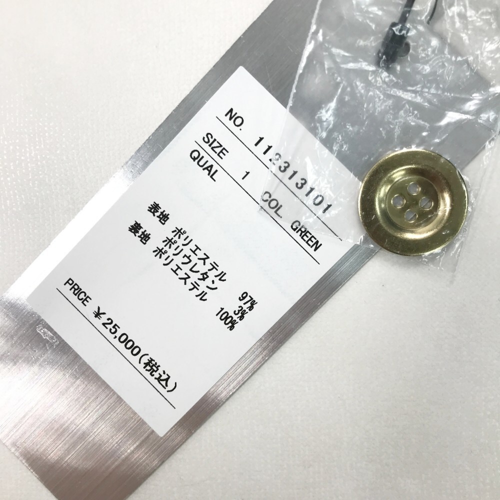 $ 新品 $ タグ付き ■ NOEL REUSSIR ■ ノエルレシール■ ハイウエスト 金ボタン■ ショートパンツ ゴルフウェア■ 紺 グリーン ■ 1 S 7號(hào)