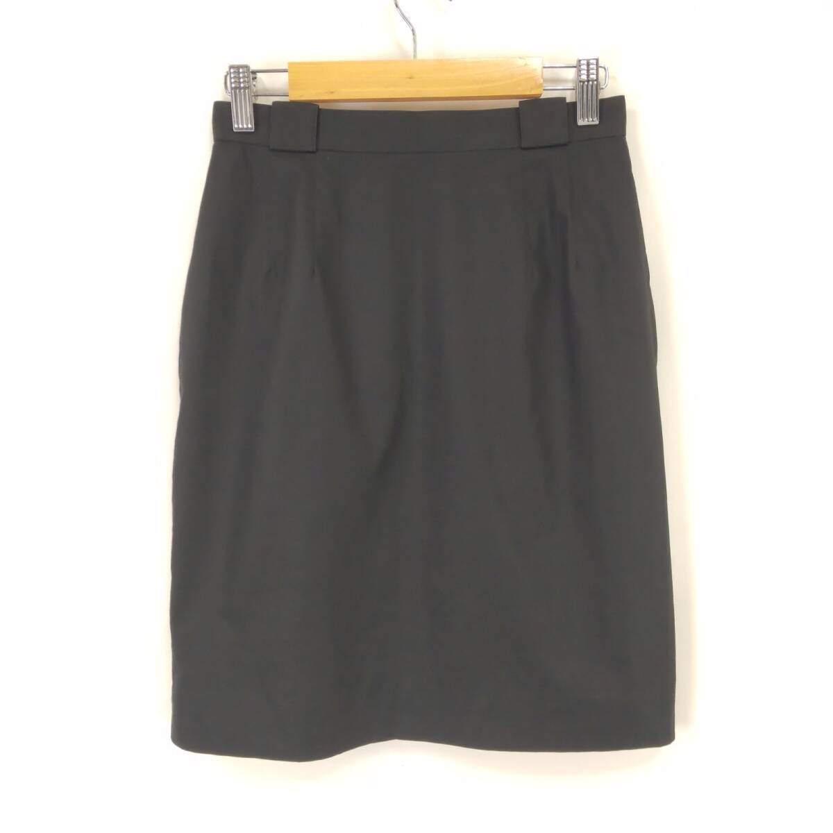 美品/80s-90s/Vintage★Christian Dior【クリスチャンディオール】 タイトスカート/ひざ丈 【L/黒/】日本正規代理店タグ/skirt◆BJ016-b_画像1