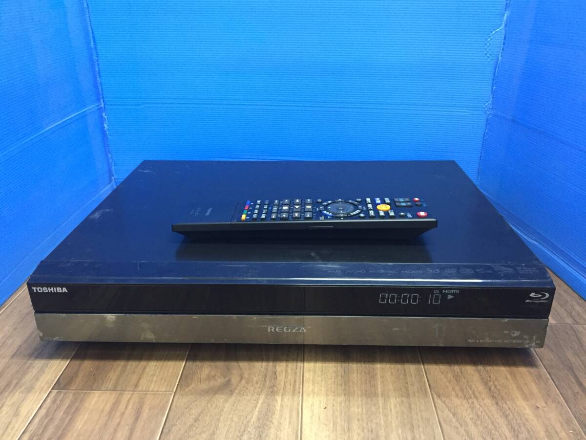 東芝 BD /HDDレコーダー DBR-Z160 純正リモコン付き　中古品8101