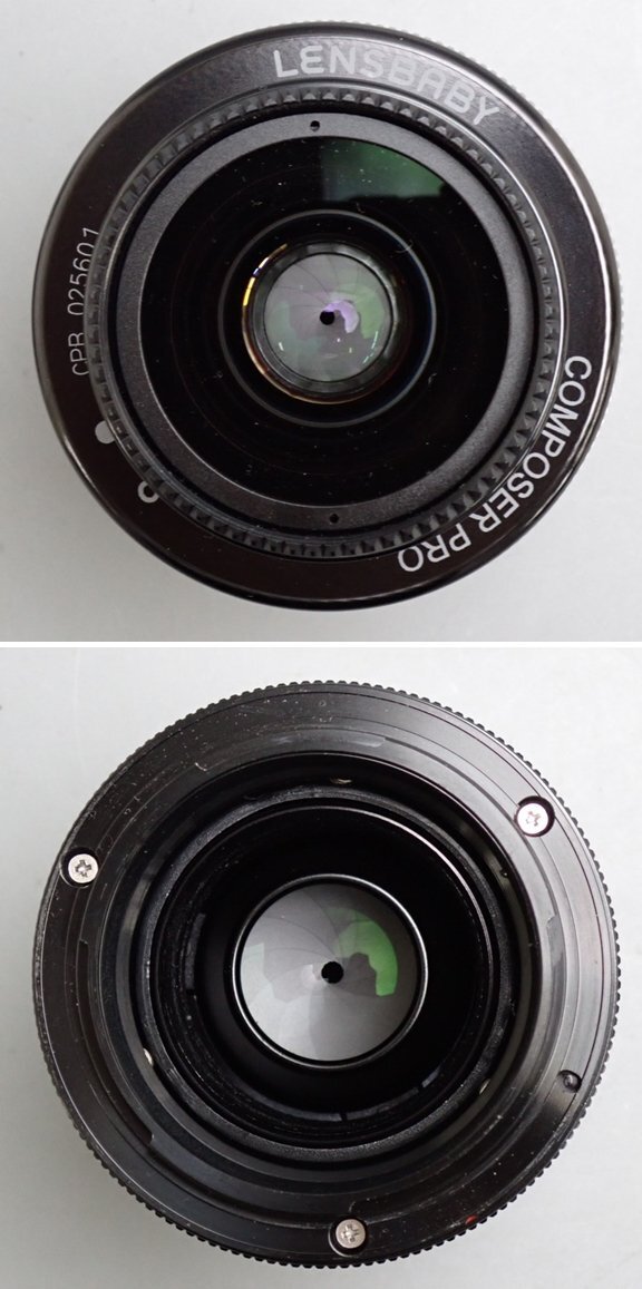 ★1円 美品 LENSBABY レンズベビーコンポーザープロII スウィート35 広角レンズ/キャノンRFマウント/前后キャップ付屬&2140400001