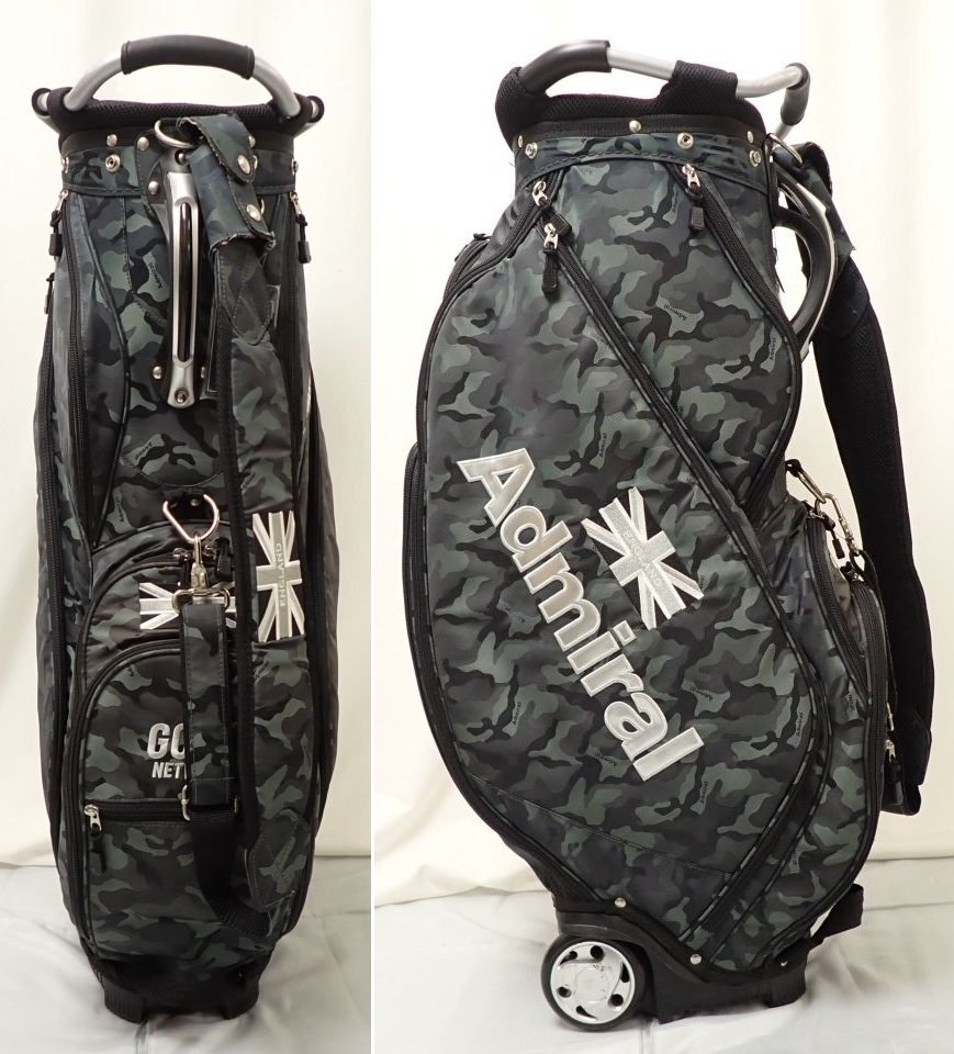 Admiral 迷彩柄 ゴルフキャディバッグ ゴルフバッグ・キャディバッグ