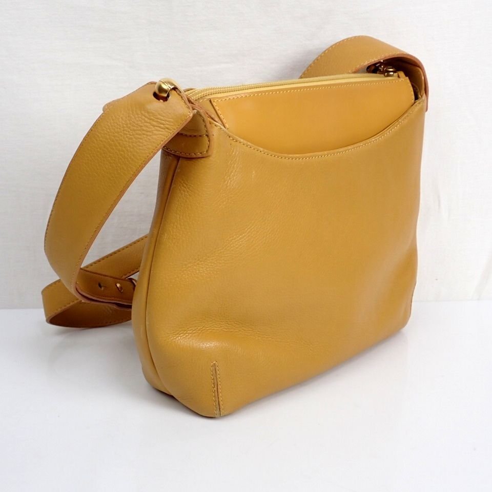 ★LOEWE/ロエベ ワンショルダーバッグ マスタードイエロー/レザー/肩掛け&1738400019