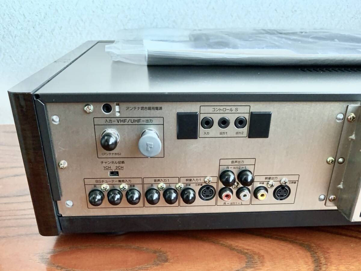ジャンク！ SONY β方式ビデオカセットレコーダーEDV-8000　リモコン、取説付