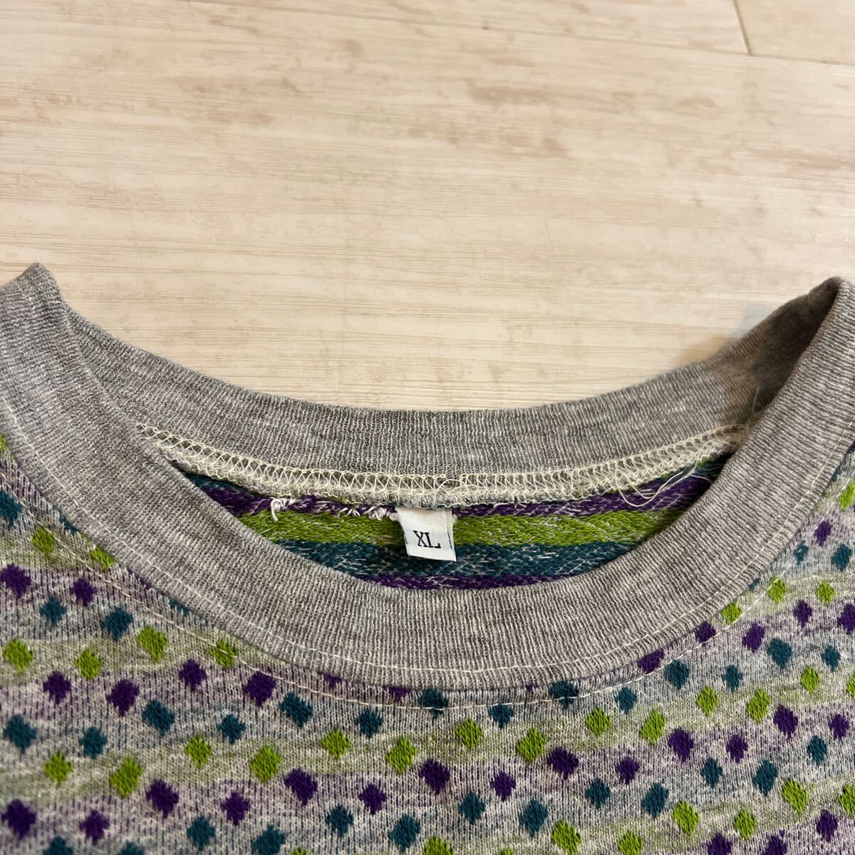 【80s/USA制】OLD STUSSY【ボーダー Tシャツ】XL ステューシー stussy usa 激レア VINTAGE ヴィンテージ　オールド　1スタ　売り切り　