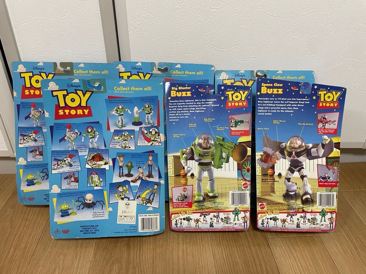 未開封　トイストーリー　 バズ?ライトイヤー　フィギュア　6體　當(dāng)時(shí)物