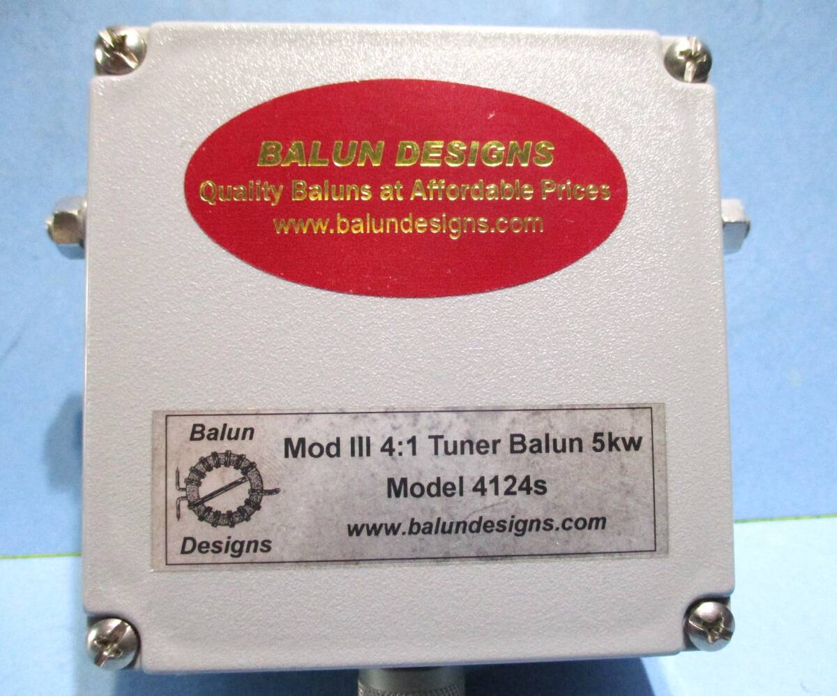 【アメリカ　BALUN DESIGNS製の４：１のバラン　モデル４１２４　未使用品】_画像2
