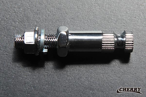 【283】汎用 ウインカーステー1本 アルミ制 メッキ M10x46相當(dāng)