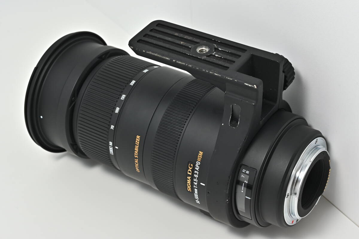 1J-491 SIGMA シグマ DG 50-500mm f/4.5-6.3 APO HSM Canon オートフォーカス レンズ