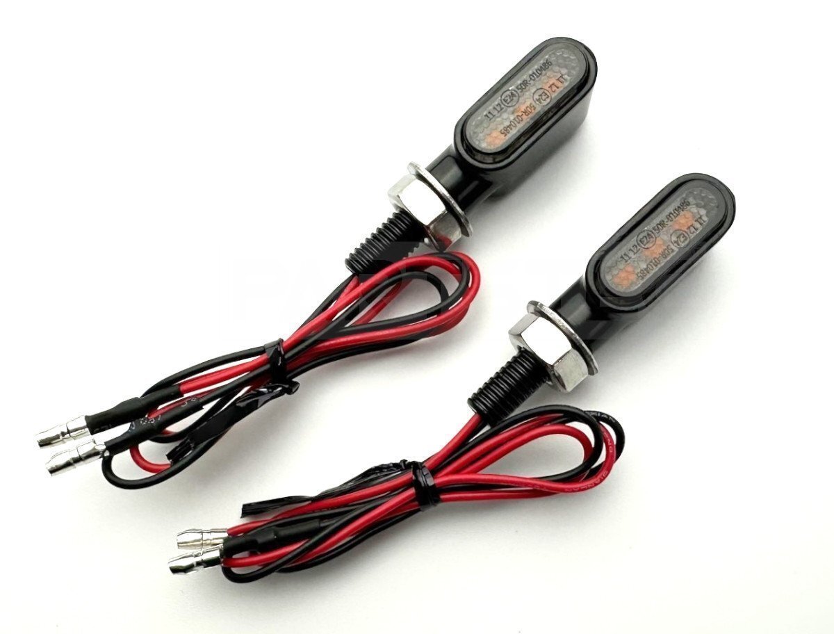 ヤマハ セロー225 ミニ LED ウインカー 4個 ICリレー付 車検対応 小型 マイクロ バイク 汎用 /147-124x4+156-76