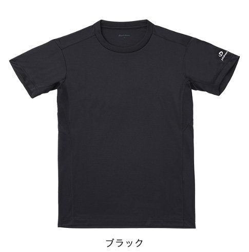 [ファイテン] RAKUシャツ 半袖 Ｔシャツ　ブラック Oサイズ