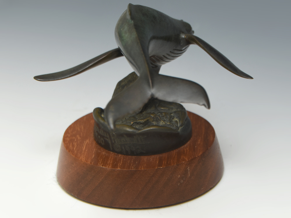 RANDY PUCKETT ランディ パケット Humpback Whales ザトウクジラ ブロンズ 置物 限定500 現代美術　　u0410o_画像5