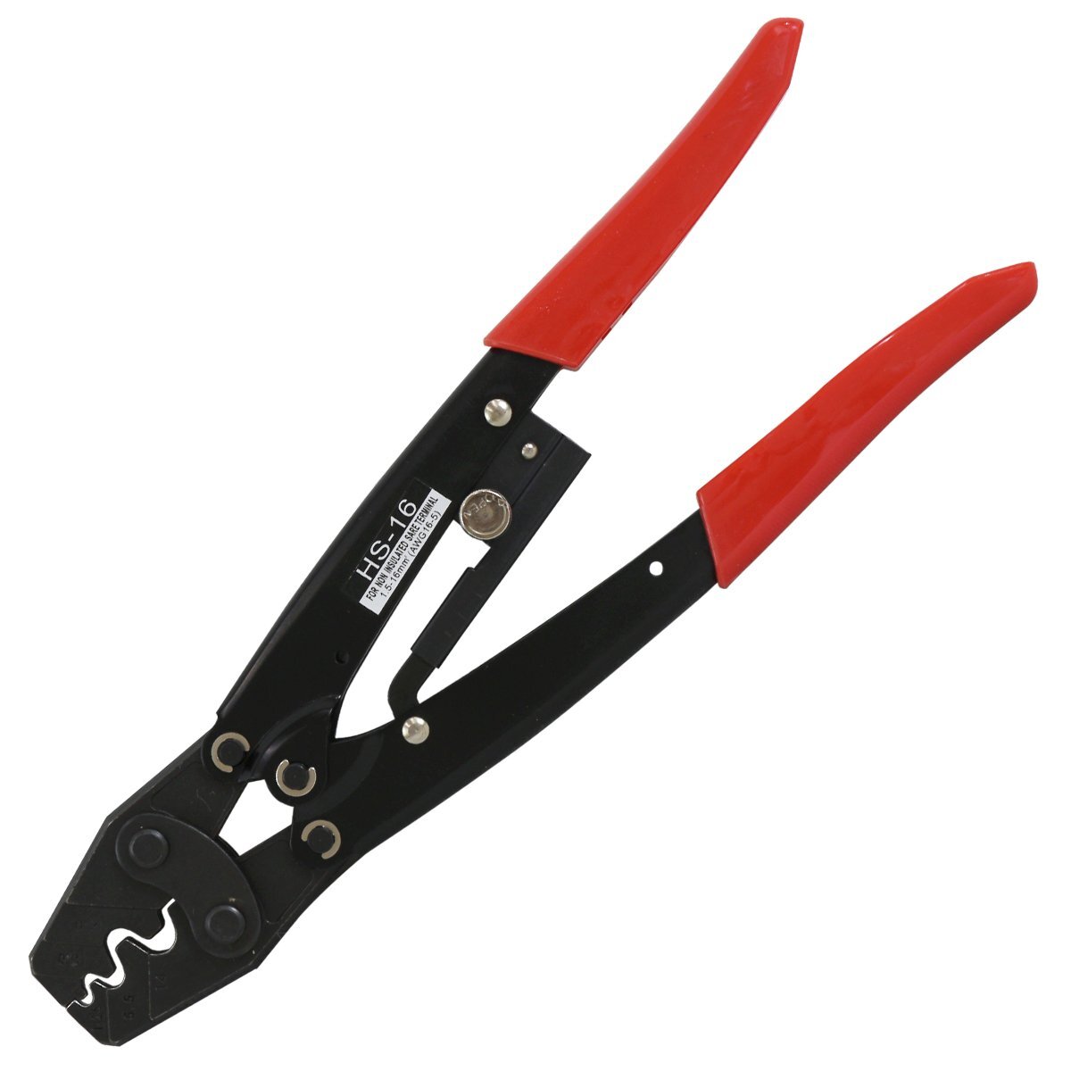 【送料無料】圧著ペンチ リングスリーブ リリーサー付 1.5mm-16mm 電気 配線 工事 カシメ 圧著 工具 ペンチ ギボシ コネクタ 車 家 機(jī)械