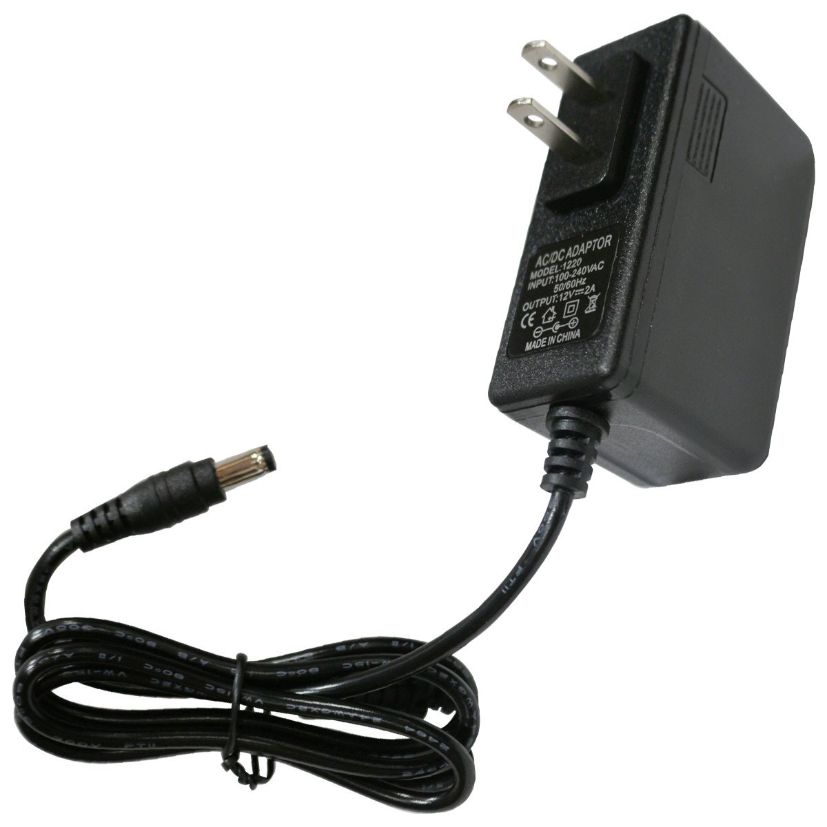 【送料無料】[DC 12V 2A] 汎用 AC/DC アダプター プラグ 5.5×2.5mm 2.1mm 兼用 12V 0.5A 1A 1.5A 1.8A 2.0A 電源 カメラ HDD AC 100V