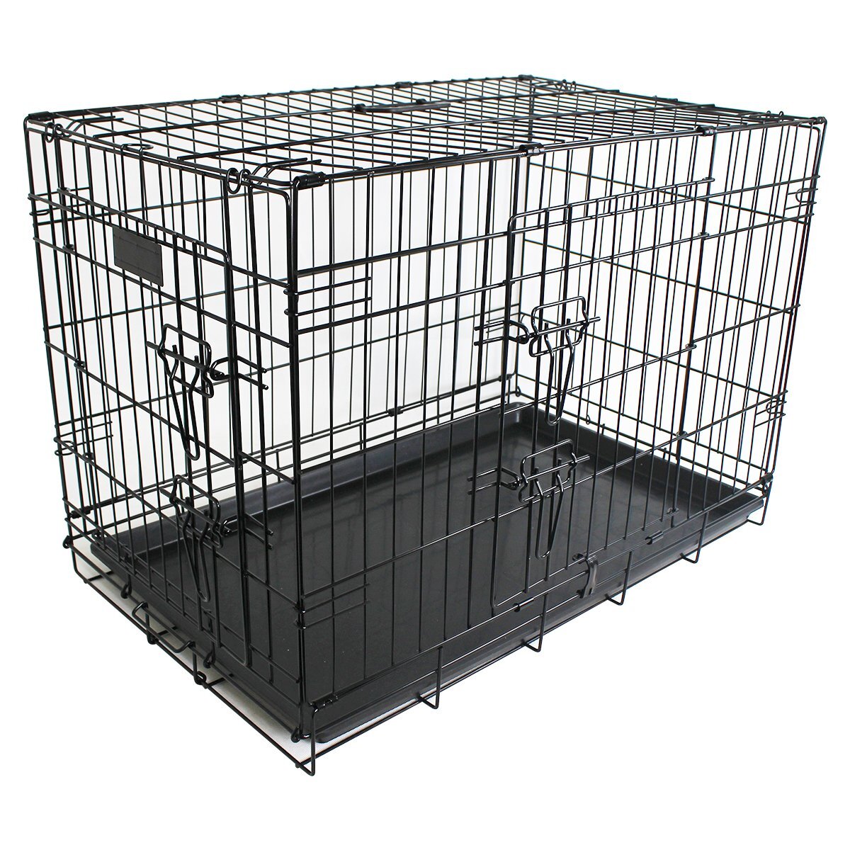 【送料無(wú)料】橫74cm 奧46cm 小型犬 /中型犬 ペットケージ 折りたたみ トレー付き チワワ 柴犬 ペット ハウス サークル ゲージ 犬 貓 小屋