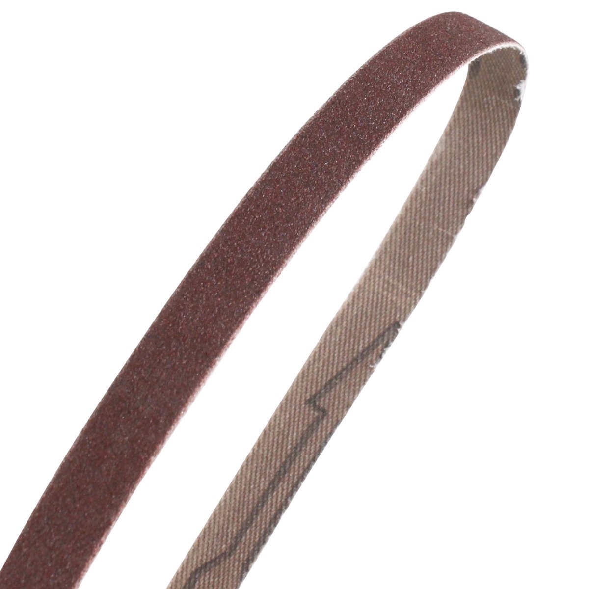 【送料無料】『#180 10mm×330mm』10枚セット エンドレス ベルト ペーパー 電動(dòng) ディスク サンダー 交換用 金屬 鉄 研磨 幅10mm 10本 180