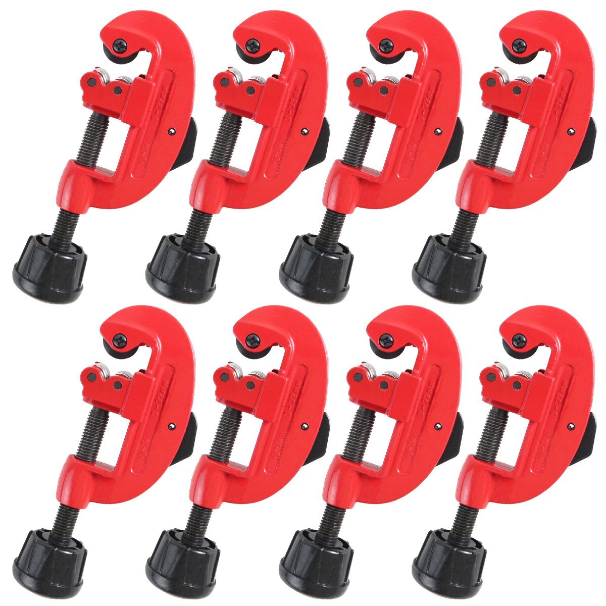 【送料無料】8個(gè)set 塩ビ ステンレス アルミ 銅 真鍮 3mm-32mm チューブ パイプ カッター コンパクト バリ取り 銅管 銅管 切斷工具 ツール
