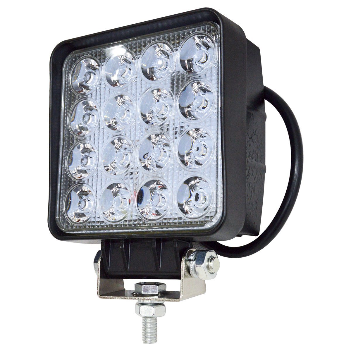 CREE производства высокое качество LED рабочее освещение 12v/24v 48w LED 16 полосный рабочее освещение сборник рыба лампа 16LED 6000k белый люминесценция водонепроницаемый off-road лампа SUV Roo franc p