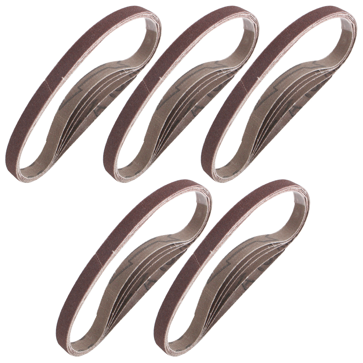【送料無料】『#180 10mm×330mm』50枚セット ベルト ペーパー 電動 ディスク サンダー 交換用 エンドレス ペーパー 金屬 研磨 幅10mm