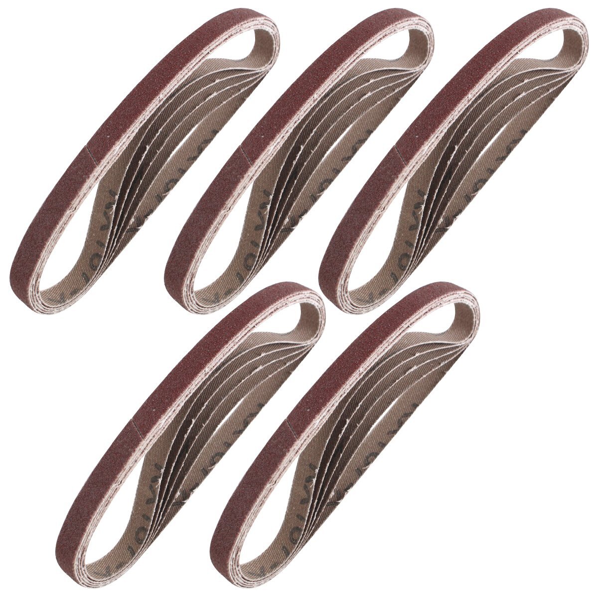 【送料無料】『#100 10mm×330mm』50枚セット ベルト ペーパー 電動 ディスク サンダー 交換用 エンドレス ペーパー 金屬 研磨 幅10mm