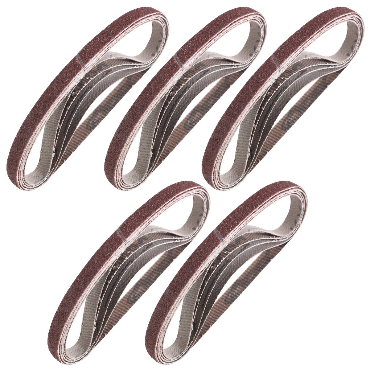 【送料無(wú)料】『#80 10mm×330mm』50枚セット ベルト ペーパー 電動(dòng) ディスク サンダー 交換用 エンドレス ペーパー 金屬 研磨 幅10mm