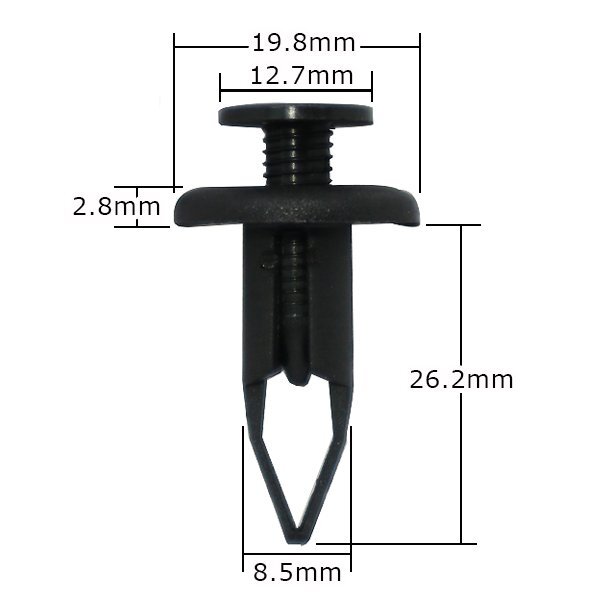 10個入 三菱 純正品番 MR772182 プッシュリベット クリップ グロメット OEM 純正互換品