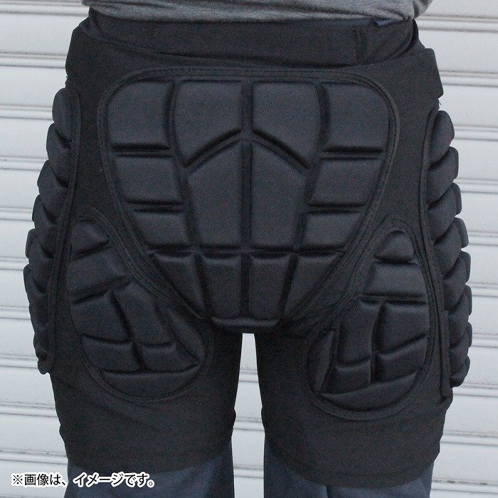 【送料無(wú)料】[XXL] バイク 自転車 インナーパンツ ヒップガード ヒップ ボディ プロテクター サイクリング パンツ メッシュ素材 二輪車