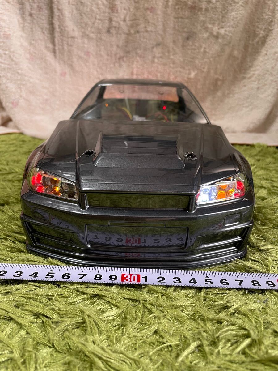 ラジコン RC ボディー スカイライン ニスモ R34 GT-R Zチューン LED付き SKYLINE NISMO タミヤ 田宮TAMIYA