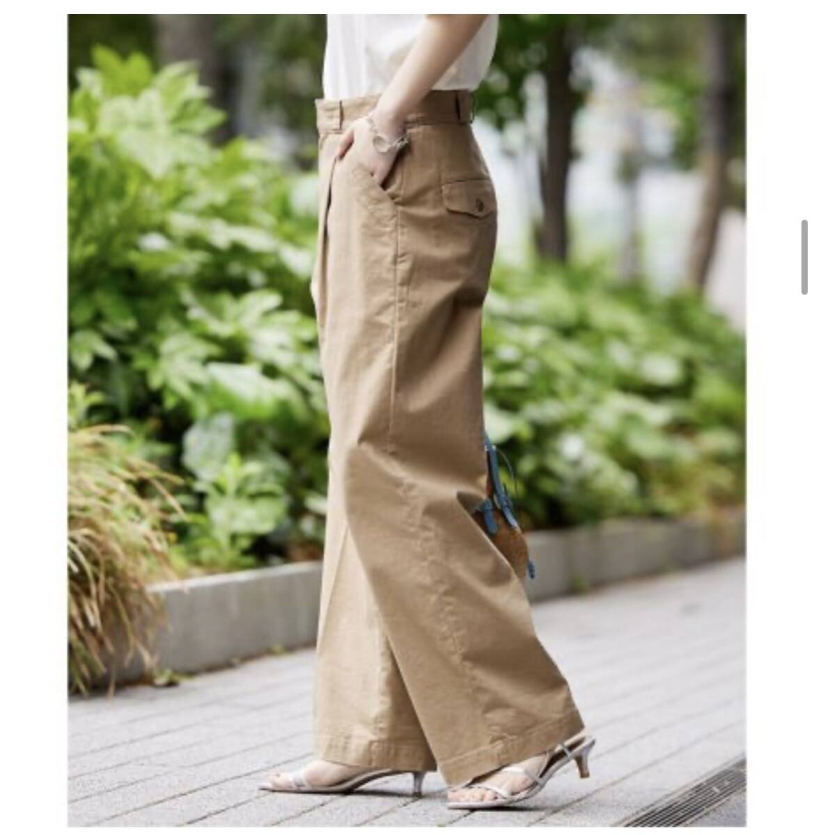13,200円　JOURNAL STANDARD　ジャーナルスタンダード　タックパンツ　サイズ38 ベージュ　