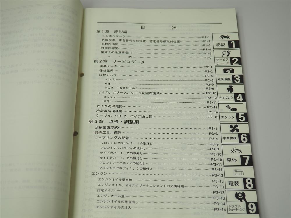FZR250 2KR 1HX руководство по обслуживанию Yamaha спорт Showa 61 год 12 месяц выпуск электрический схема проводки есть пятна иметь