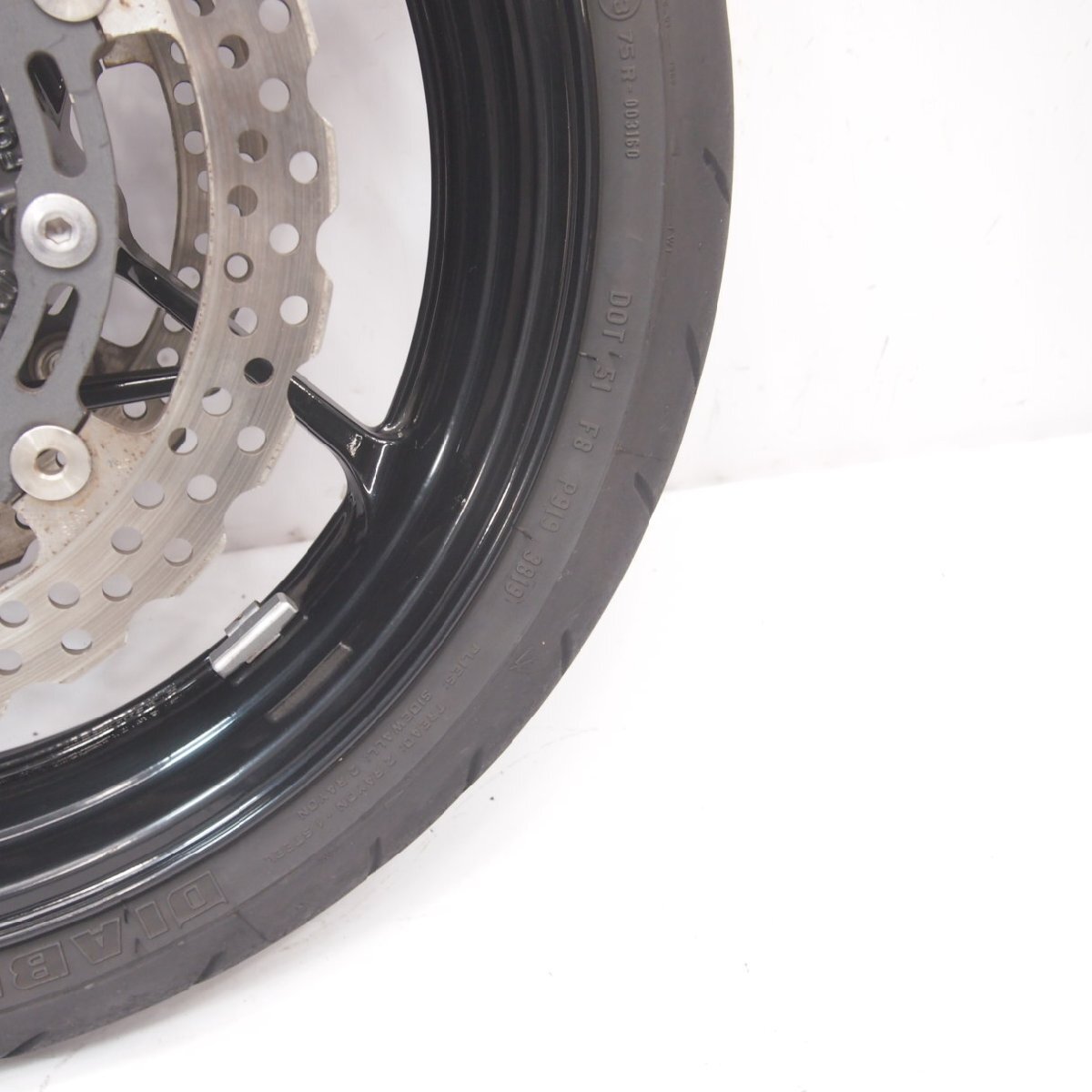 ニンジャ650/Z650純正フロントホイール ブレなし F-0654品番 17X3.50J 17年～