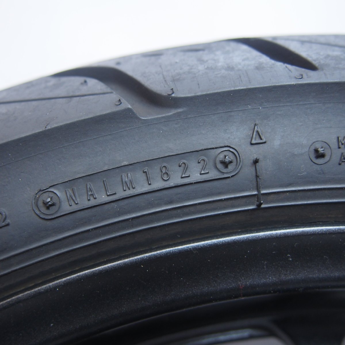 GB350純正リアホイール3.50×18J軽い振れありNC59タイヤ溝あり21年～