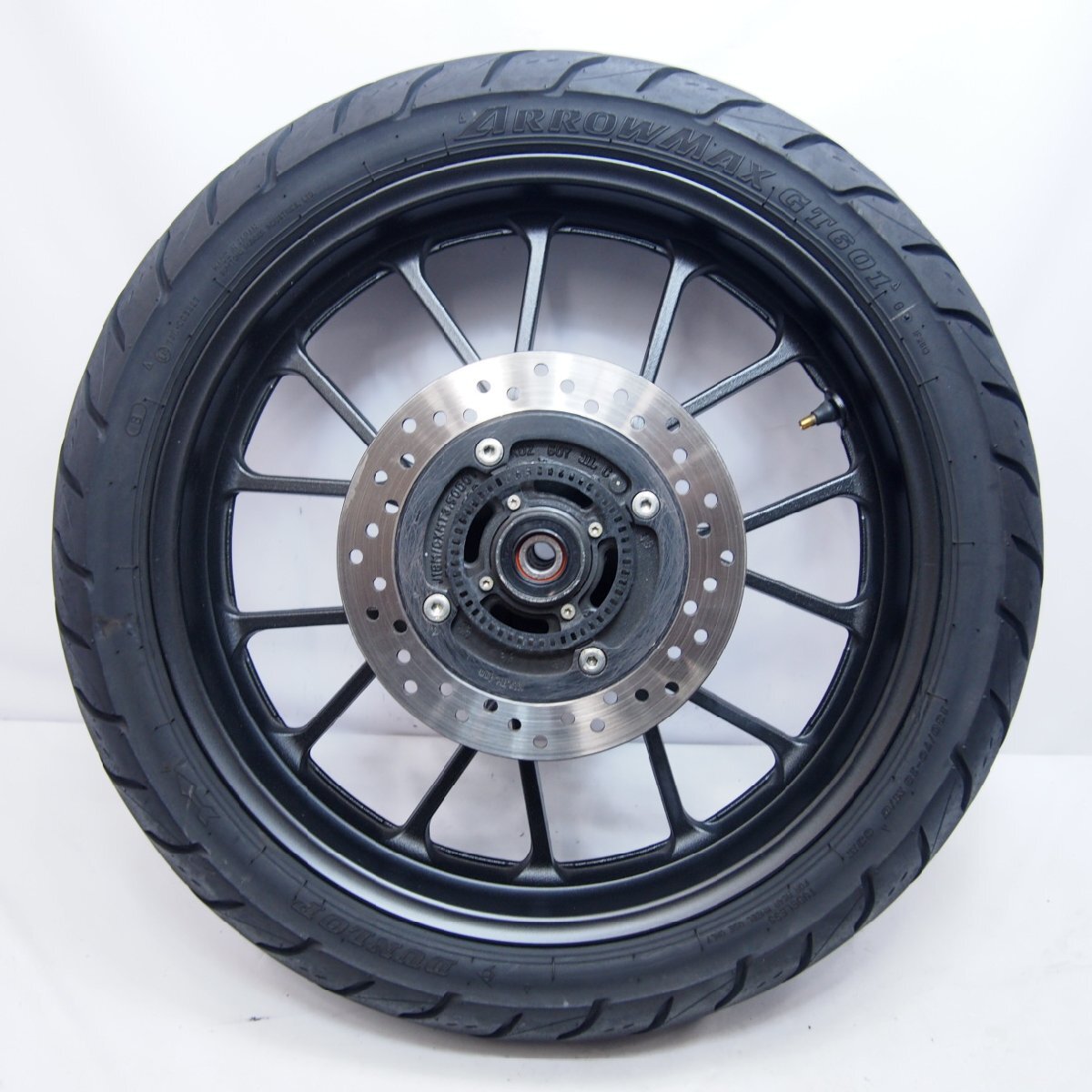 GB350純正リアホイール3.50×18J軽い振れありNC59タイヤ溝あり21年～