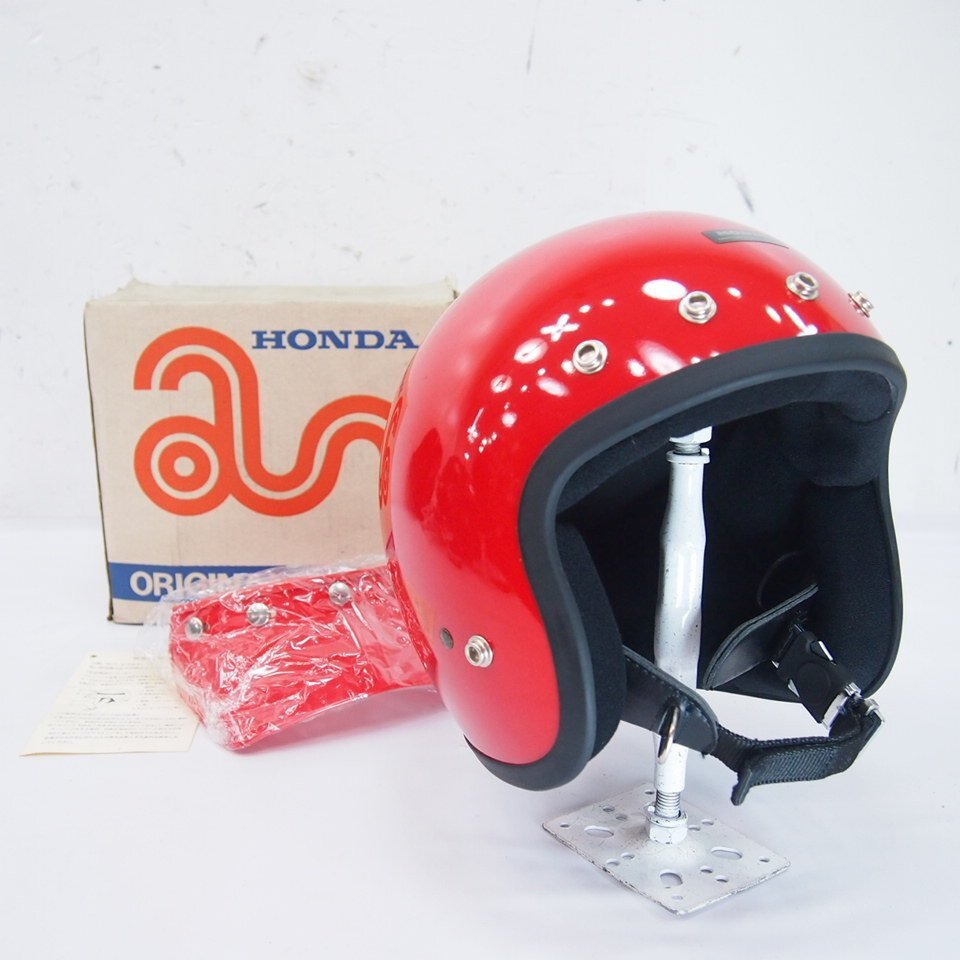 ホンダ純正 SHOEI ヘルメットPS-L33 Mサイズ ジェットヘルメット ショーエイ ショウエイ當(dāng)時(shí)物XL125S XL250S CB223 FTR223 CB400SS